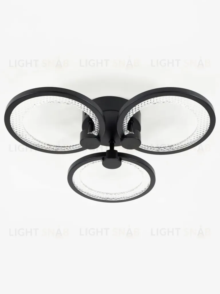 Потолочный светильник Эра Модерн Odry CLL-1-46W 3K-6,5K RC BK Б0069750