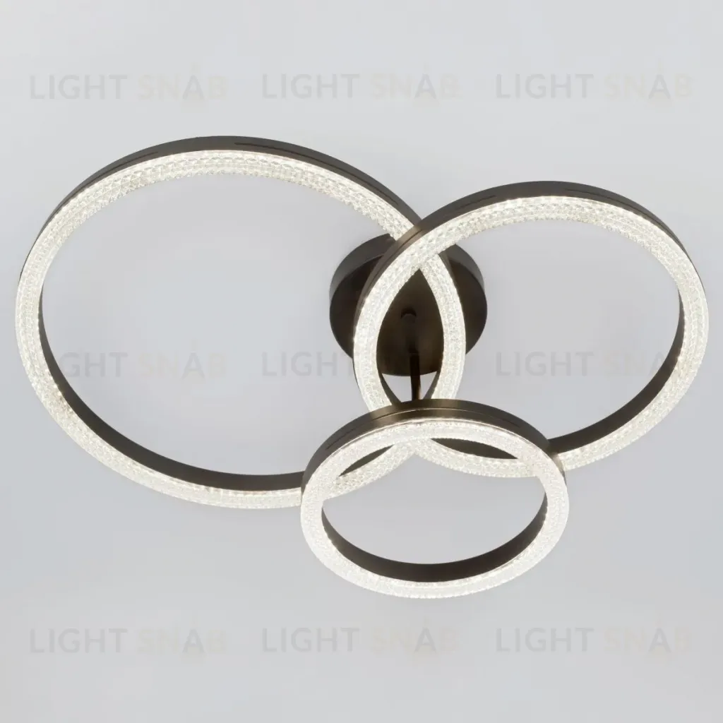 Потолочный светильник Эра Модерн Bloom CLL-1-110W 3K-6K RC BK Б0069754