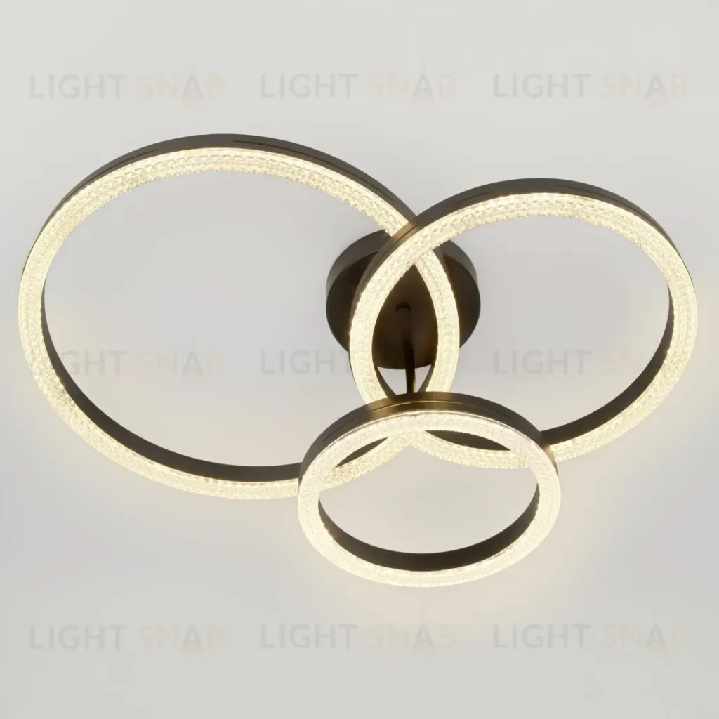 Потолочный светильник Эра Модерн Bloom CLL-1-110W 3K-6K RC BK Б0069754