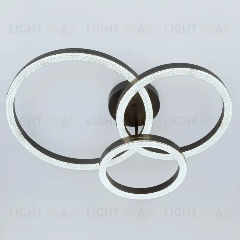 Потолочный светильник Эра Модерн Bloom CLL-1-110W 3K-6K RC BK Б0069754
