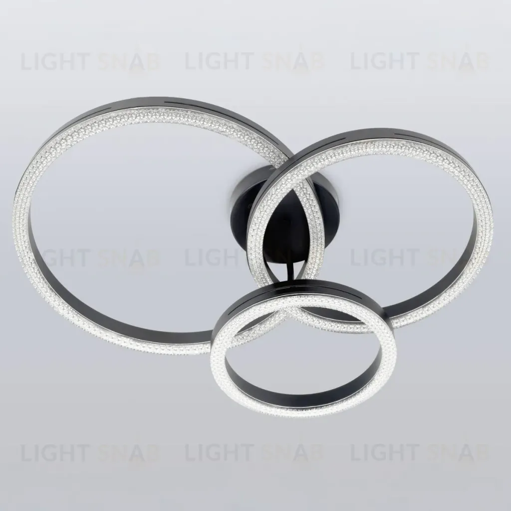 Потолочный светильник Эра Модерн Bloom CLL-1-110W 3K-6K RC BK Б0069754