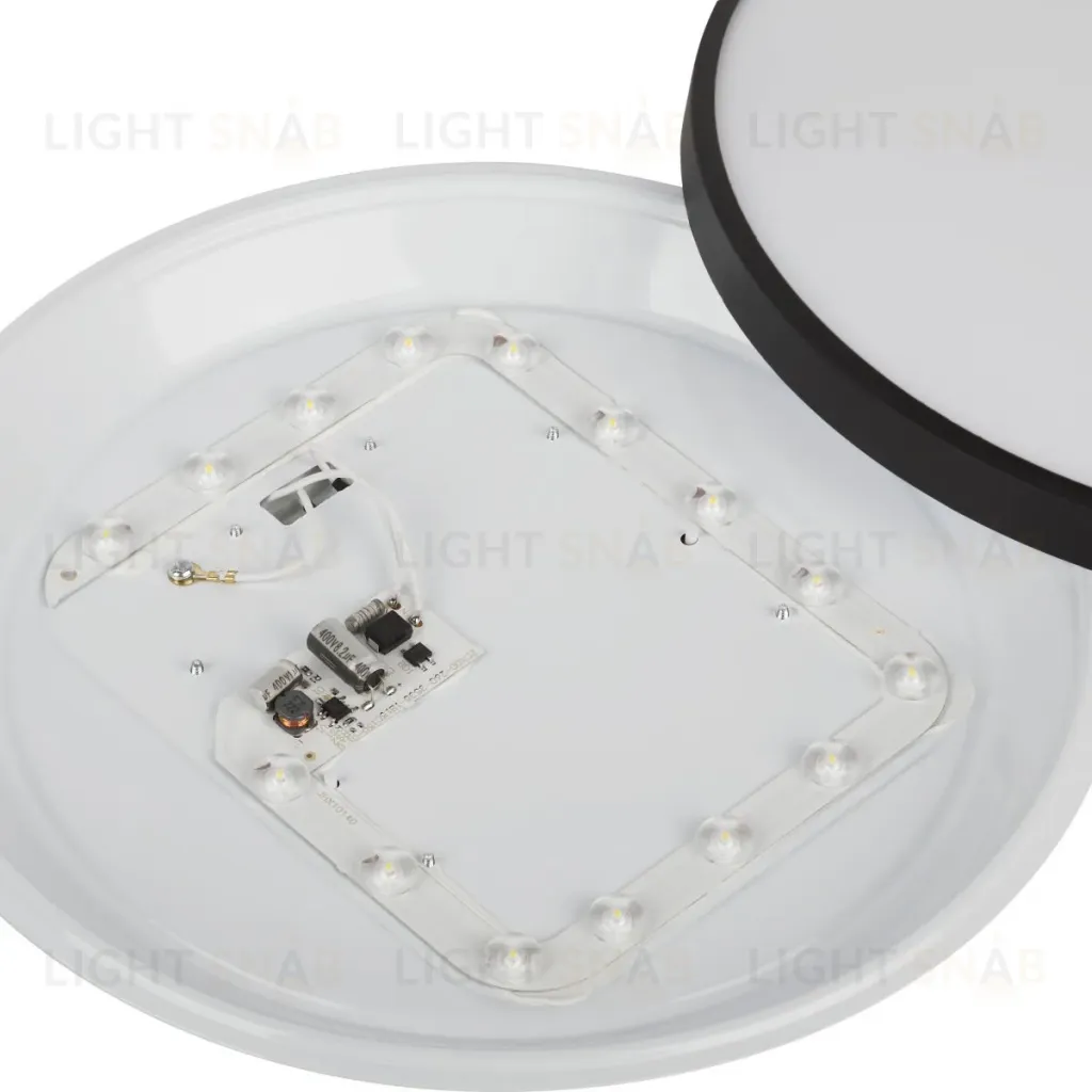 Потолочный светильник Эра Классик без ДУ SPB-6 BK 24W-5K Slim Base Б0069771