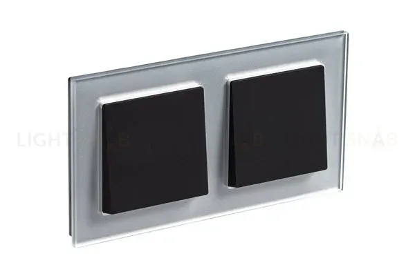 Рамка 2-ая Systeme Electric AtlasDesign Nature Стекло алюминий ATN320302 ATN320302