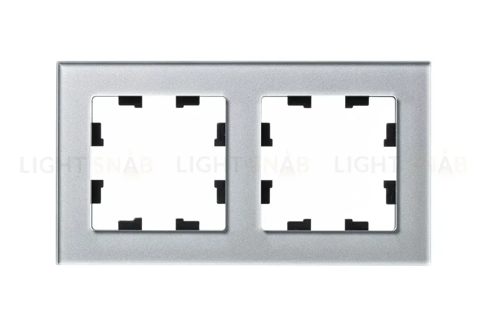 Рамка 2-ая Systeme Electric AtlasDesign Nature Стекло алюминий ATN320302 ATN320302