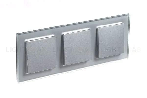 Рамка 3-ая Systeme Electric AtlasDesign Nature Стекло алюминий ATN320303 ATN320303