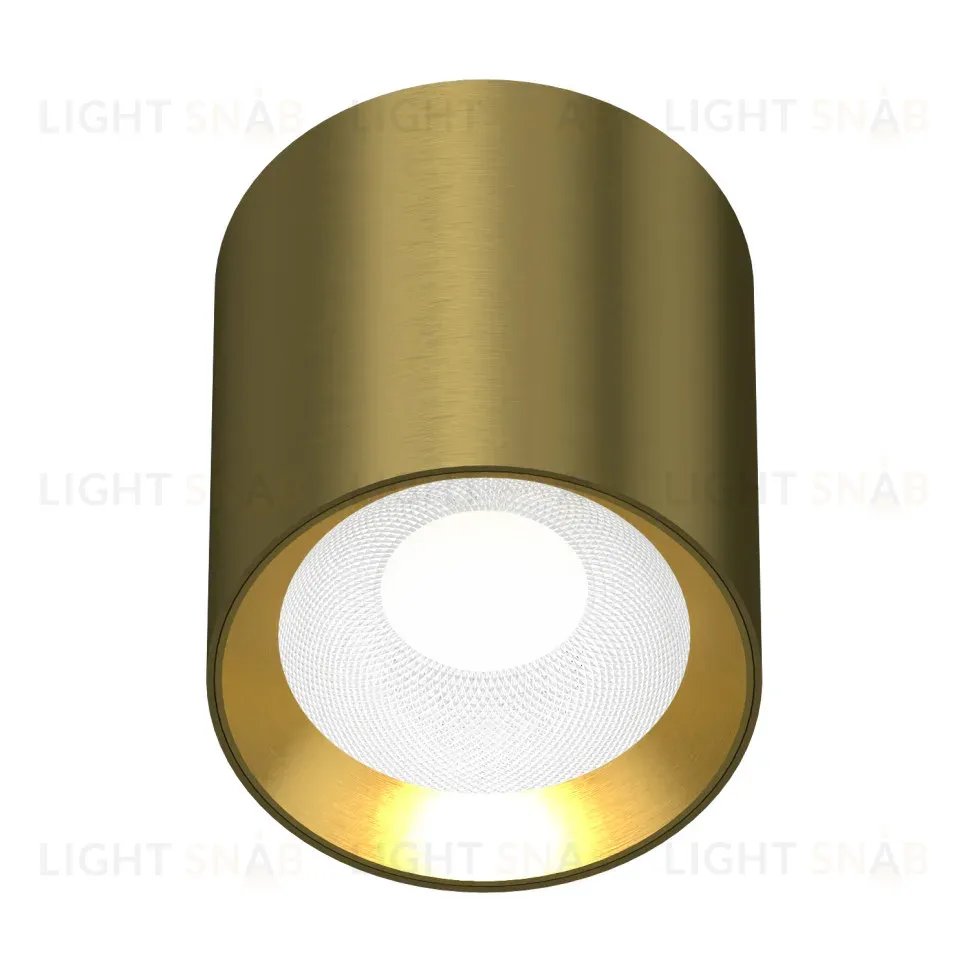 Потолочный светильник влагозащищенный Italline IT014-0207 gold IT014-0207 gold