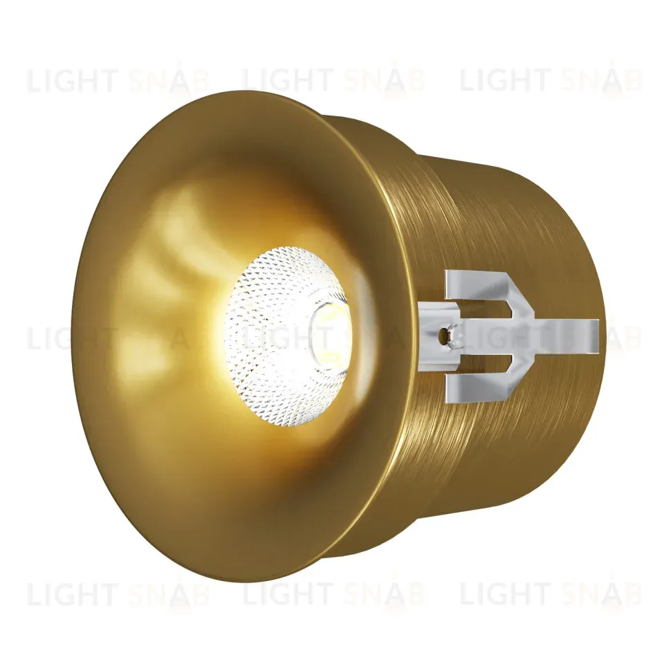 Встраиваемый влагозащищенный светильник Italline IT014-0208 gold IT014-0208 gold