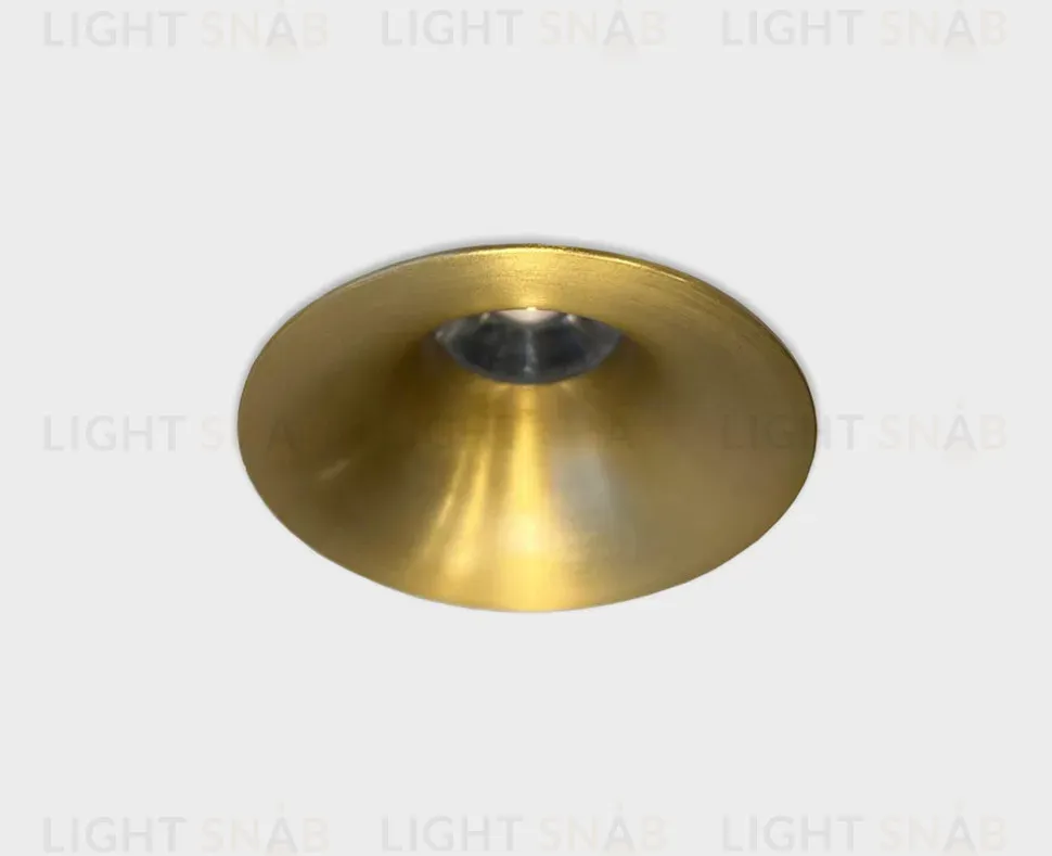 Встраиваемый влагозащищенный светильник Italline IT014-0208 gold IT014-0208 gold