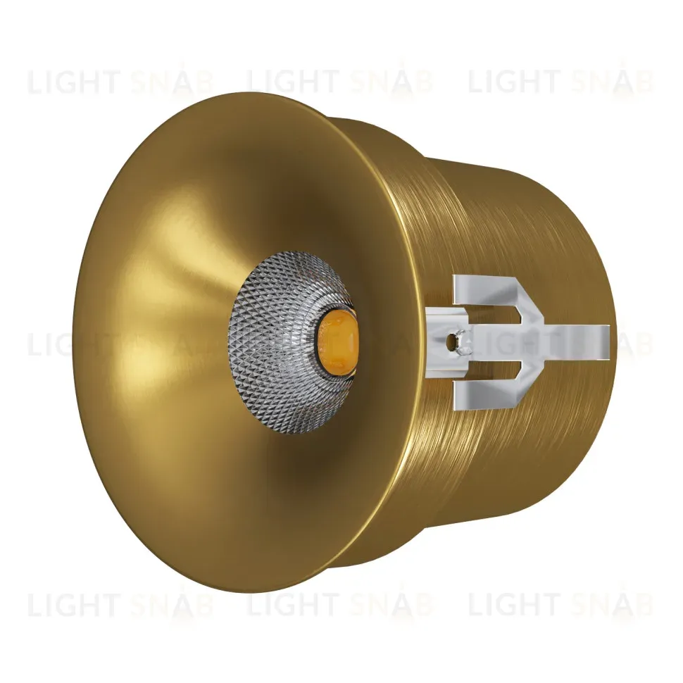 Встраиваемый влагозащищенный светильник Italline IT014-0208 gold IT014-0208 gold