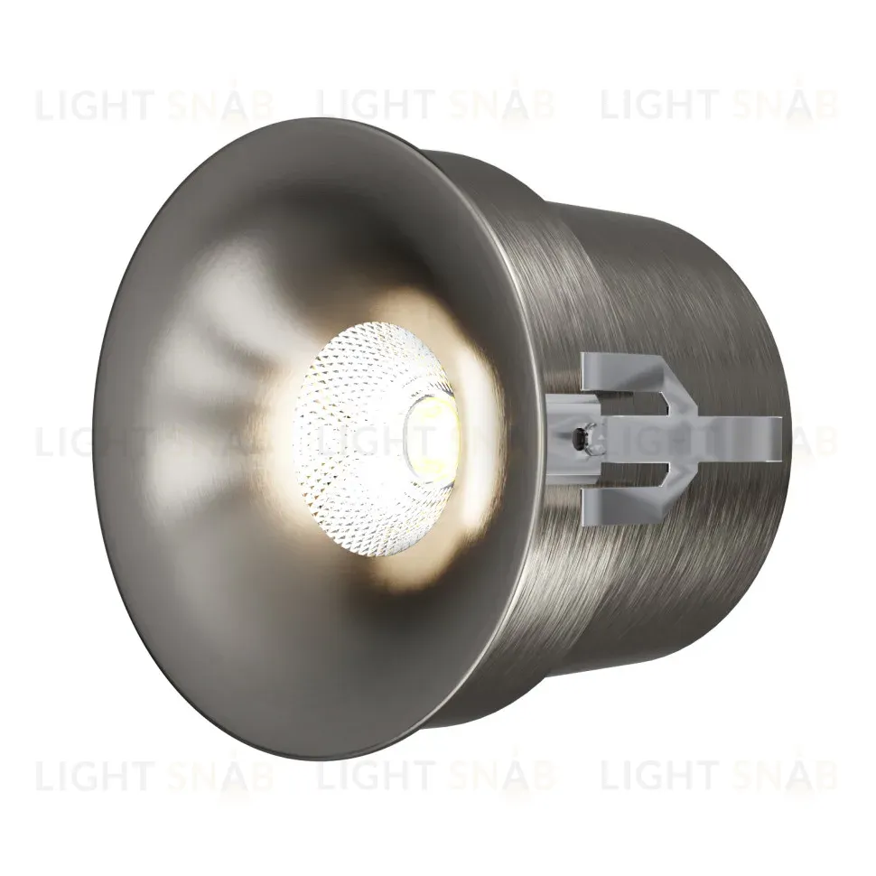 Встраиваемый влагозащищенный светильник Italline IT014-0208 nickel IT014-0208 nickel
