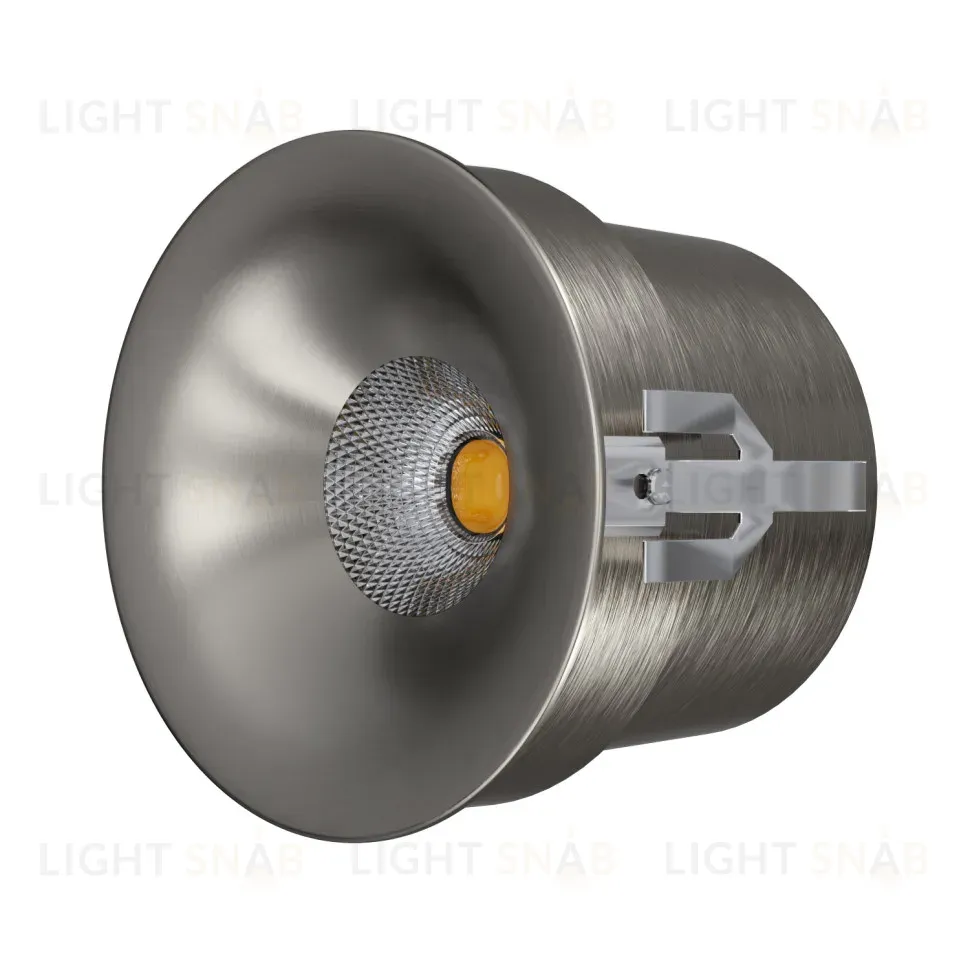 Встраиваемый влагозащищенный светильник Italline IT014-0208 nickel IT014-0208 nickel