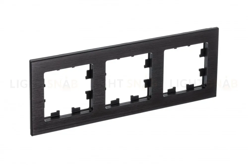 Рамка 3-ая Systeme Electric AtlasDesign Nature Металл оникс ATN312303 ATN312303