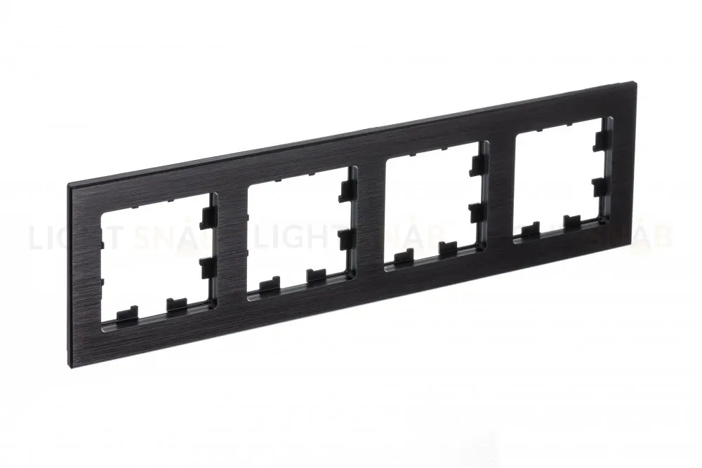 Рамка 4-ая Systeme Electric AtlasDesign Nature Металл оникс ATN312304 ATN312304