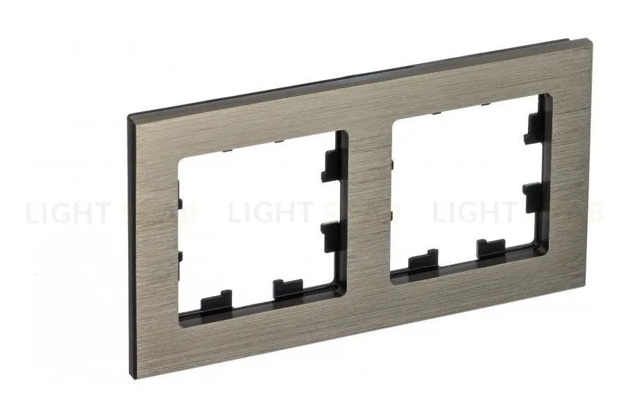 Рамка 2-ая Systeme Electric AtlasDesign Nature Металл латунь ATN312202 ATN312202