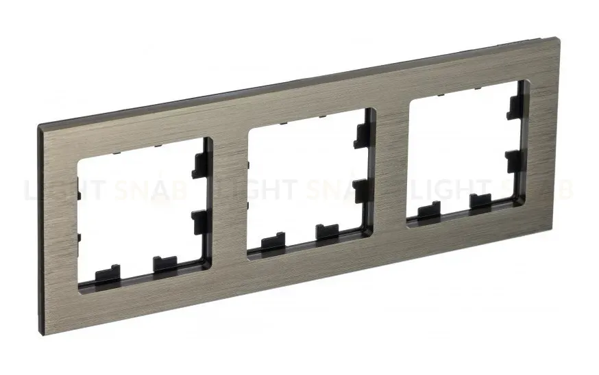 Рамка 3-ая Systeme Electric AtlasDesign Nature Металл латунь ATN312203 ATN312203