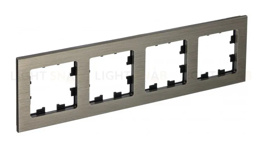 Рамка 4-ая Systeme Electric AtlasDesign Nature Металл латунь ATN312204 ATN312204