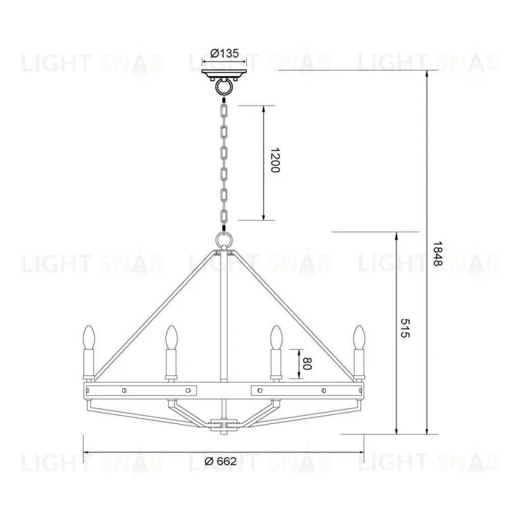 Подвесная люстра Wertmark Brenda WE586.06.503 WE586.06.503