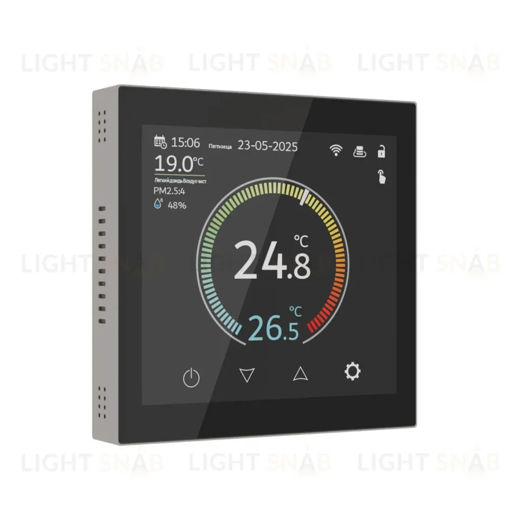 Умный сенсорный терморегулятор с LCD дисплеем Werkel 4690389218347 a071605 4690389218347