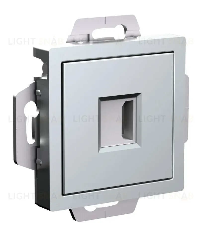 Розетка HDMI, механизм Systeme Electric AtlasDesign Алюминий ATN000380 ATN000380
