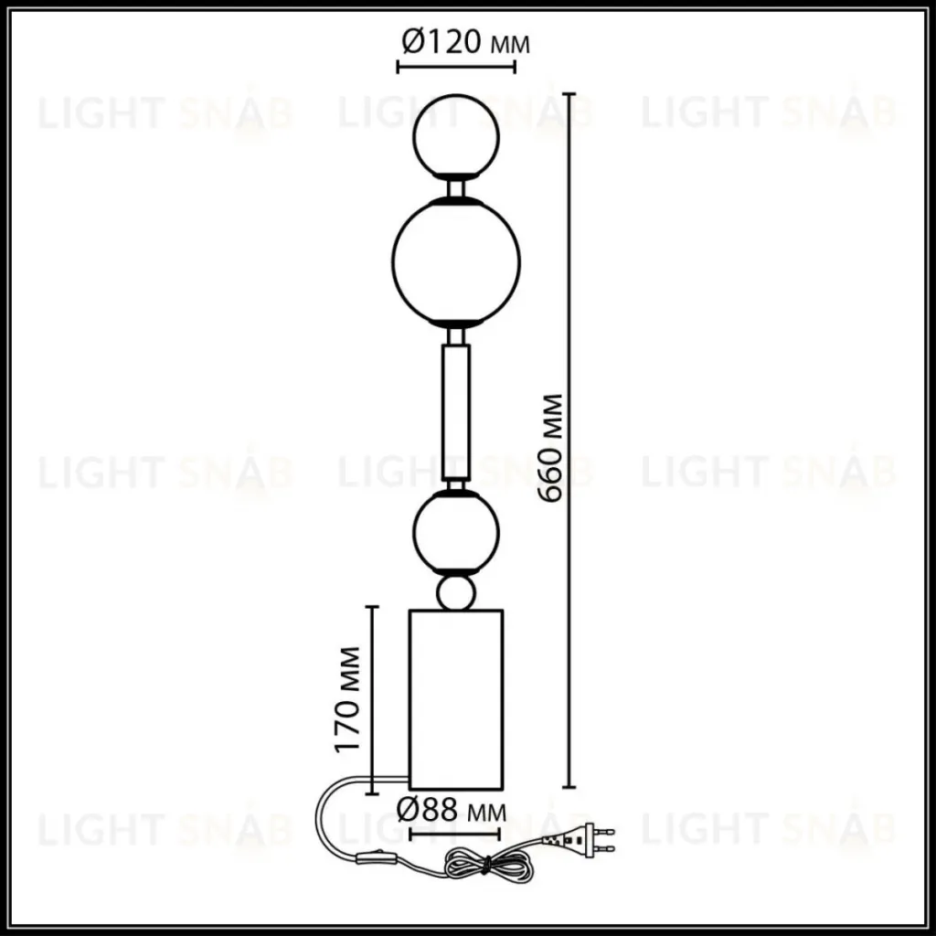 Настольная лампа Odeon Light Modern Callisto 5457/4TL 5457/4TL