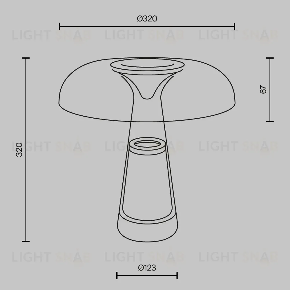 Настольная лампа Maytoni Artefact MOD484TL-L8BK MOD484TL-L8BK