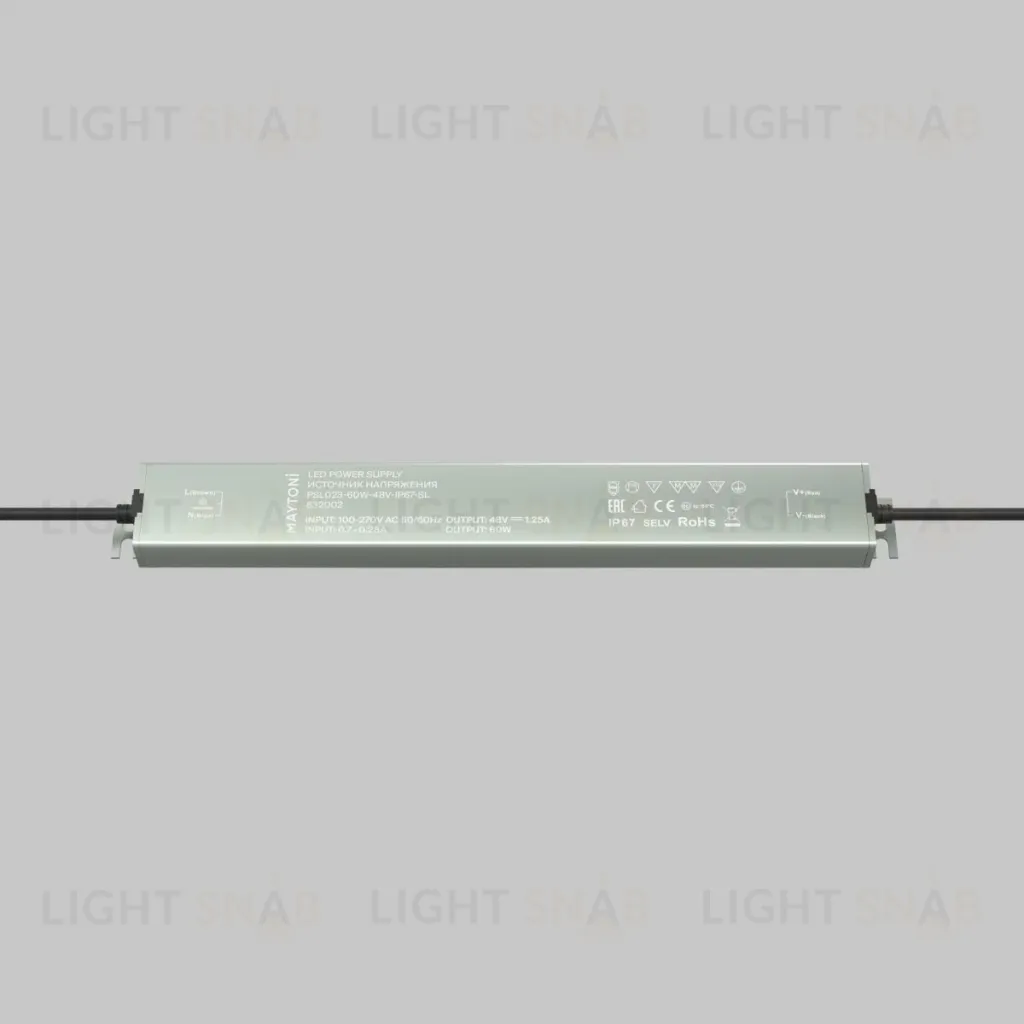 Блок питания Maytoni Led Strip PSL023 48В 60Вт IP 67 832002 832002
