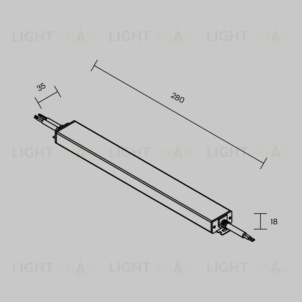 Блок питания Maytoni Led Strip PSL023 48В 60Вт IP 67 832002 832002