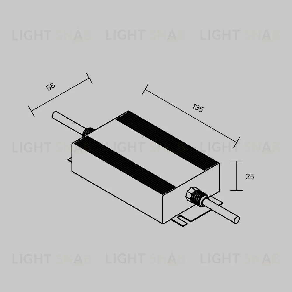 Блок питания Maytoni Led Strip PSL008 12В 40Вт IP67 812001 812001
