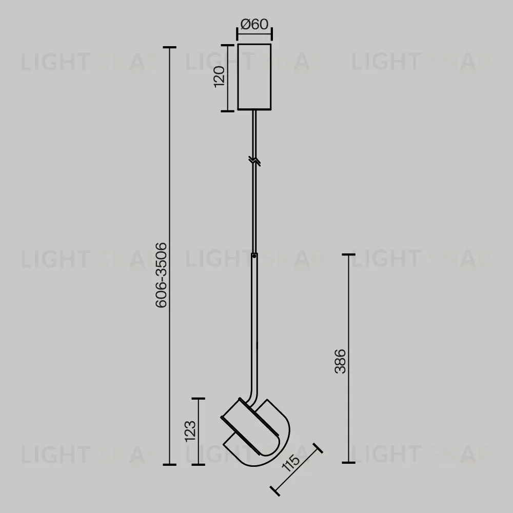Подвесной светильник Maytoni Levix MOD459PL-L7BSK MOD459PL-L7BSK