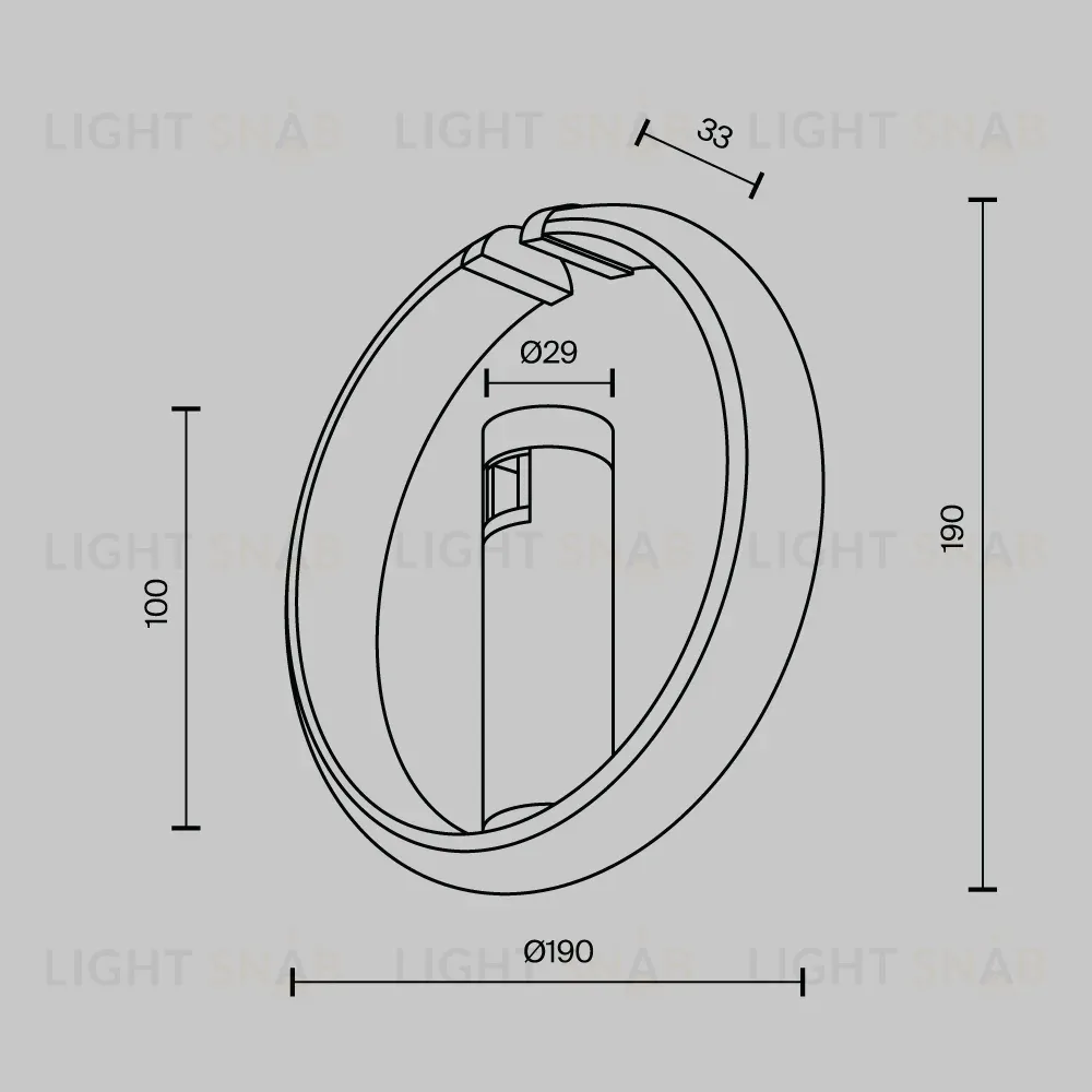 Трековый магнитный светильник Maytoni Technical Zero Flarity TR230-1-10W3K-BS TR230-1-10W3K-BS