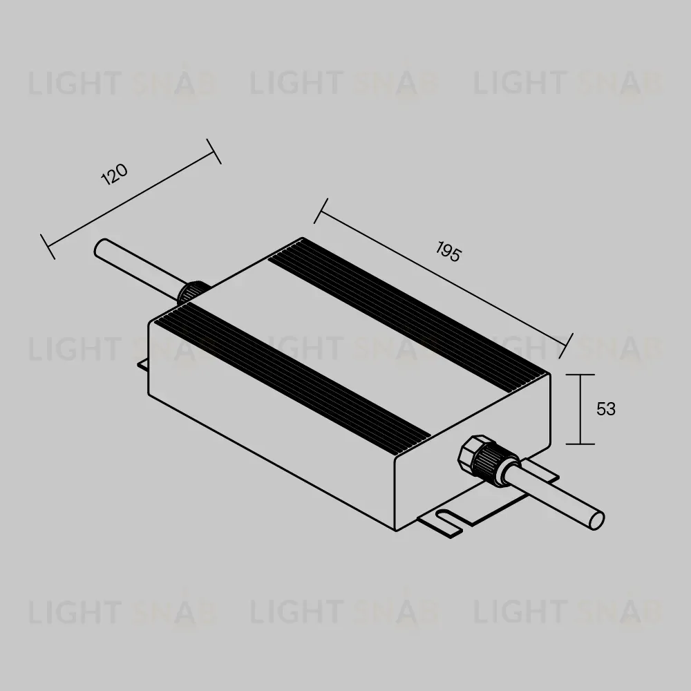 Блок питания Maytoni Led Strip PSL008 24В 400Вт IP67 822008 822008