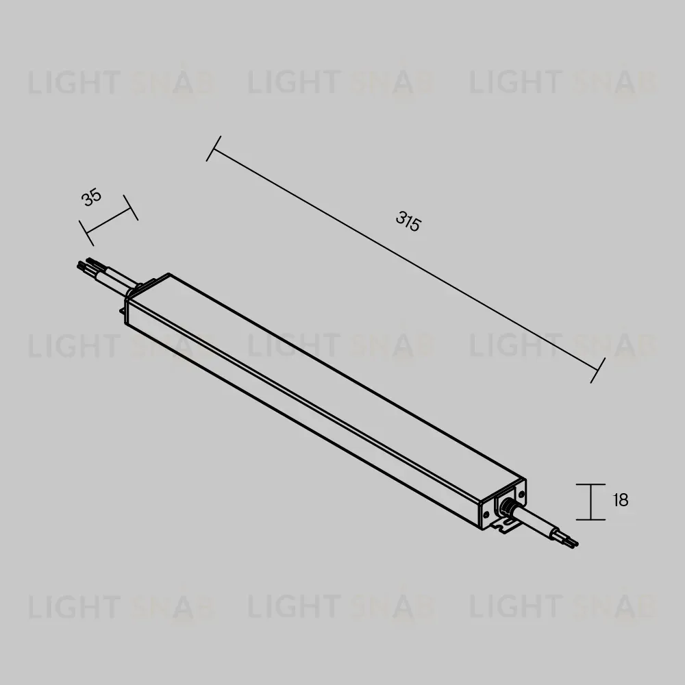 Блок питания Maytoni Led Strip PSL023 48В 150Вт IP 67 832004 832004