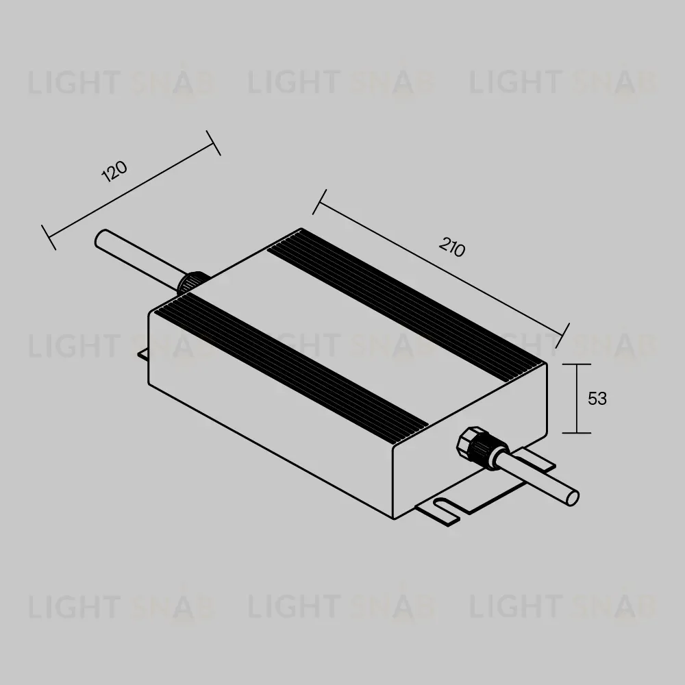 Блок питания Maytoni Led Strip PSL008 48В 600Вт IP67 832001 832001