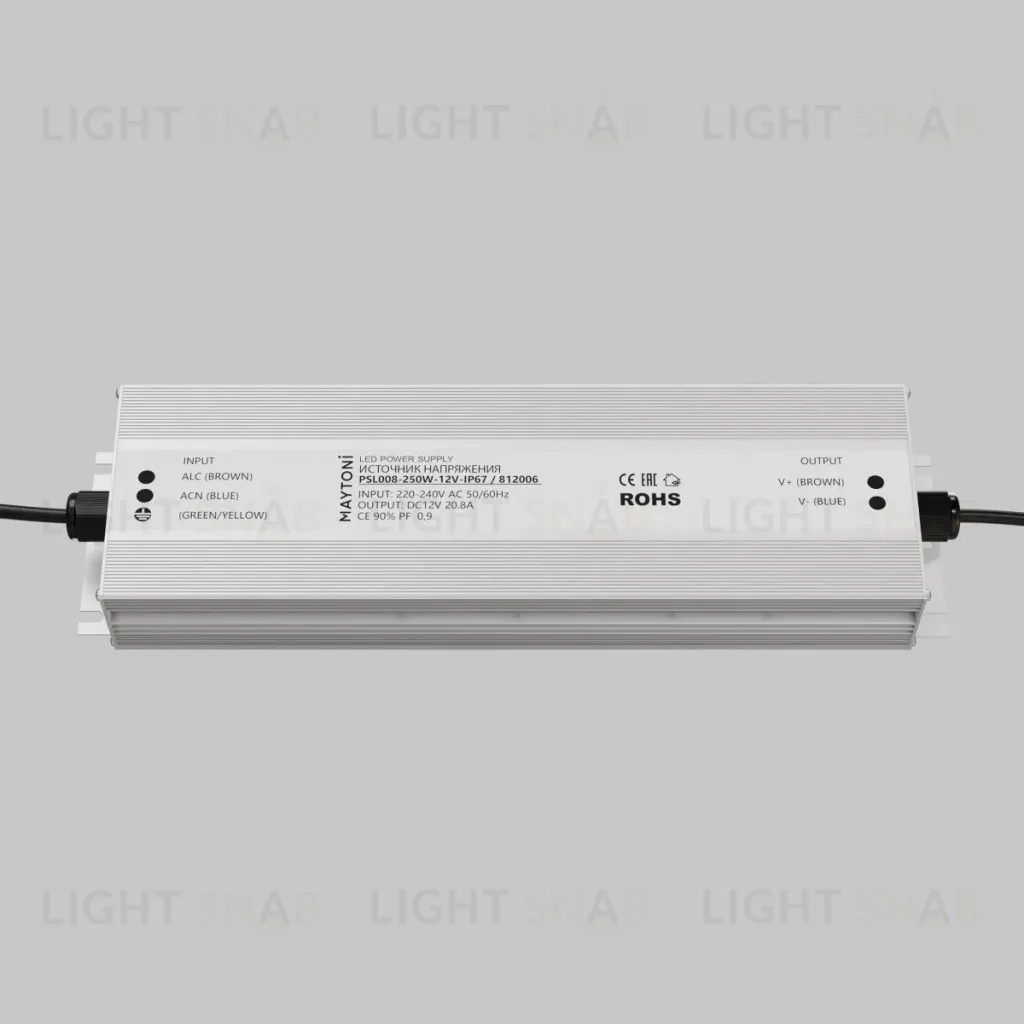 Блок питания Maytoni Led Strip PSL008 12В 250Вт IP67 812006 812006
