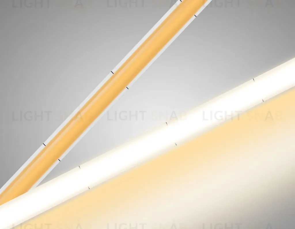 Светодиодная лента Ambrella Light COB 400Led/10W m/ 24V IP20 3000K/ 5m*5mm*2.1mm (2 конт.) GS4611 GS4611