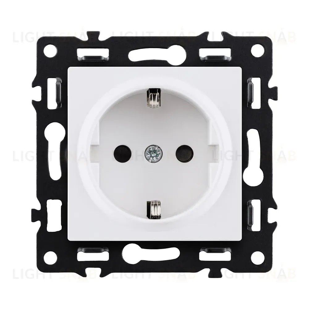 Розетка штепсельная SCHUKO 16A/250 В, белый Kollinger Asthetik AS-014WH AS-014WH