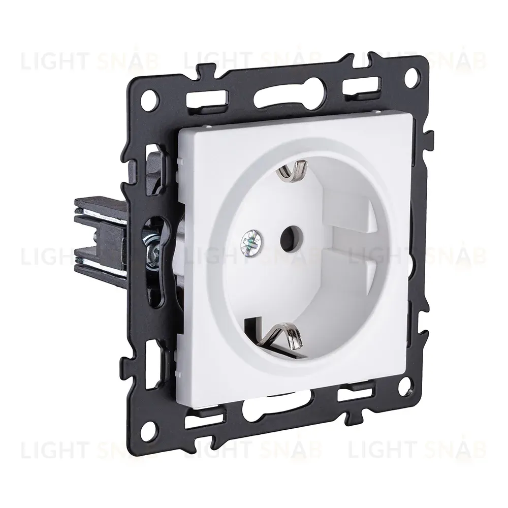 Розетка штепсельная SCHUKO 16A/250 В, белый Kollinger Asthetik AS-014WH AS-014WH