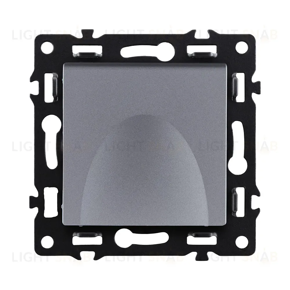 Розетка штепсельная SCHUKO 16A/250 В с крышкой, серый Kollinger Asthetik AS-015GY AS-015GY