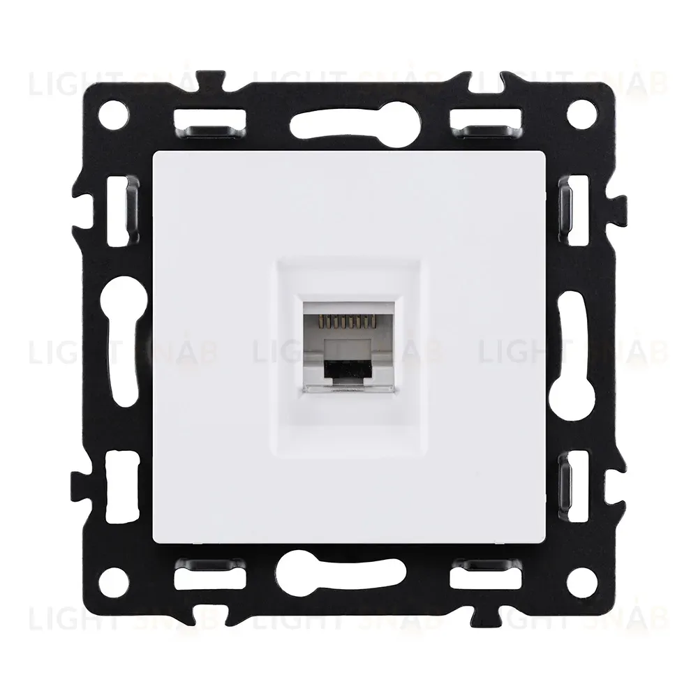 Розетка Ethernet RJ45 Cat.6, белый Kollinger Asthetik AS-017WH AS-017WH