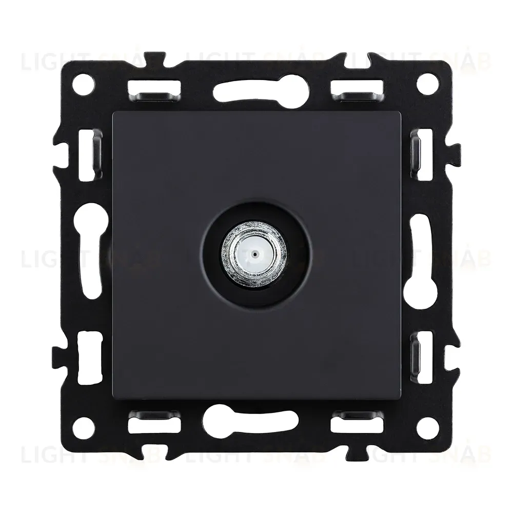 Розетка TV, черный Kollinger Asthetik AS-020BK AS-020BK