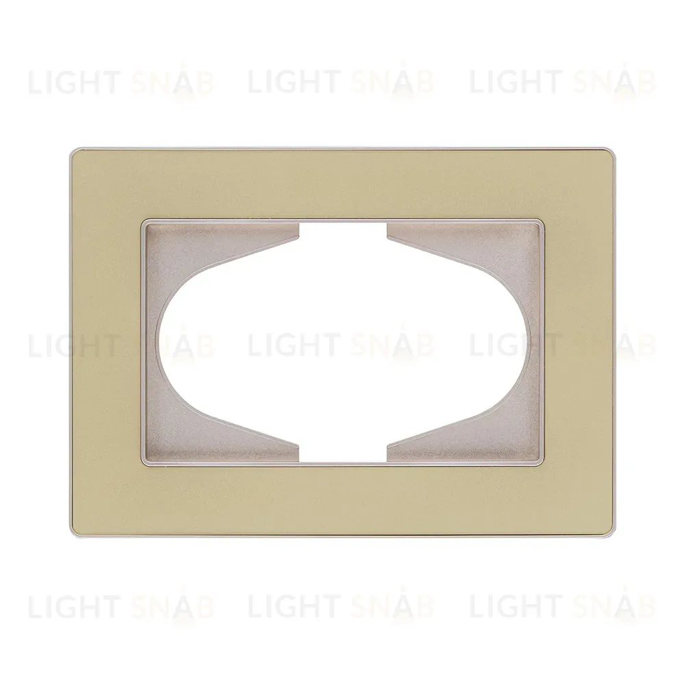 Рамка для двойной розетки, золотой Kollinger Eleganz Acryl EA120GD EA120GD