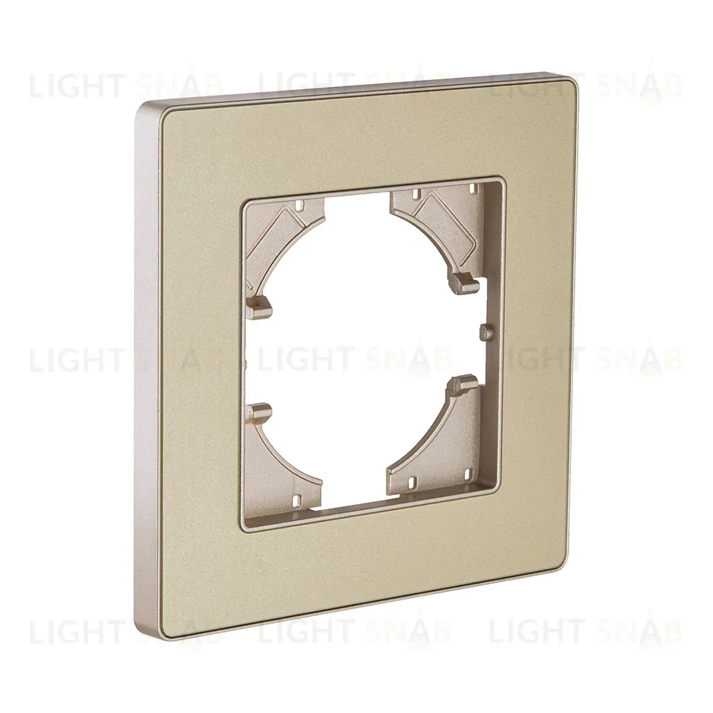 Рамка 1-постовая, золотой Kollinger Eleganz Acryl EA1GD EA1GD