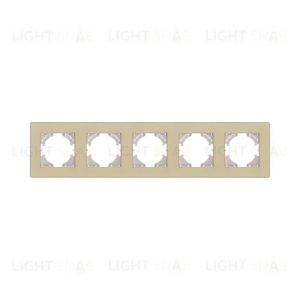 Рамка 5-постовая, золотой Kollinger Eleganz Acryl EA5GD EA5GD