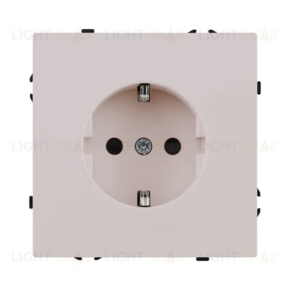 Розетка штепсельная SCHUKO 16A/250 В, кашемир матовый Kollinger Eclipse EC-014CM EC-014CM
