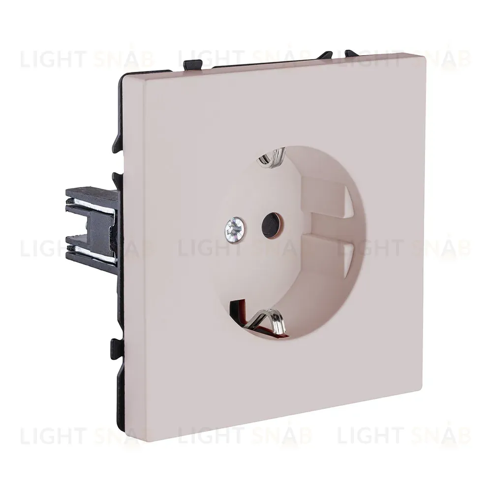 Розетка штепсельная SCHUKO 16A/250 В, кашемир матовый Kollinger Eclipse EC-014CM EC-014CM