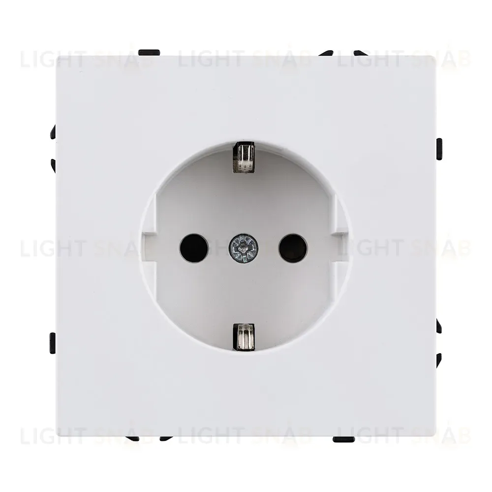 Розетка штепсельная SCHUKO 16A/250 В, белый глянцевый Kollinger Eclipse EC-014WG EC-014WG