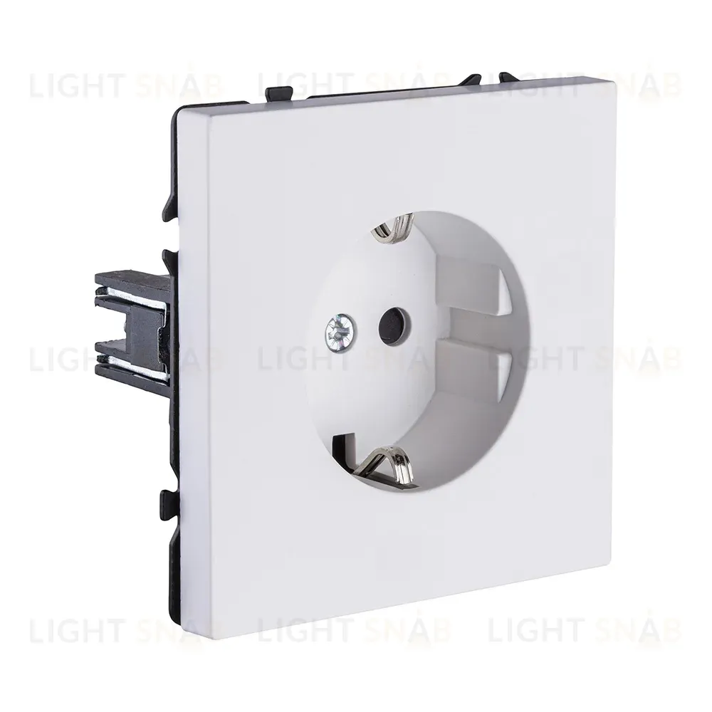Розетка штепсельная SCHUKO 16A/250 В, белый глянцевый Kollinger Eclipse EC-014WG EC-014WG