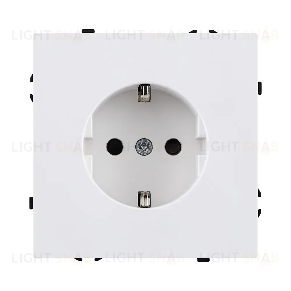 Розетка штепсельная SCHUKO 16A/250 В, белый матовый Kollinger Eclipse EC-014WH EC-014WH
