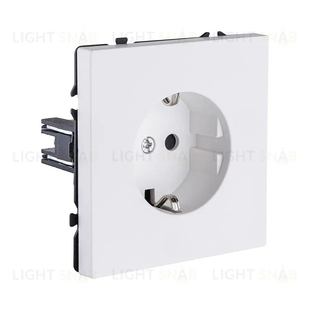 Розетка штепсельная SCHUKO 16A/250 В, белый матовый Kollinger Eclipse EC-014WH EC-014WH