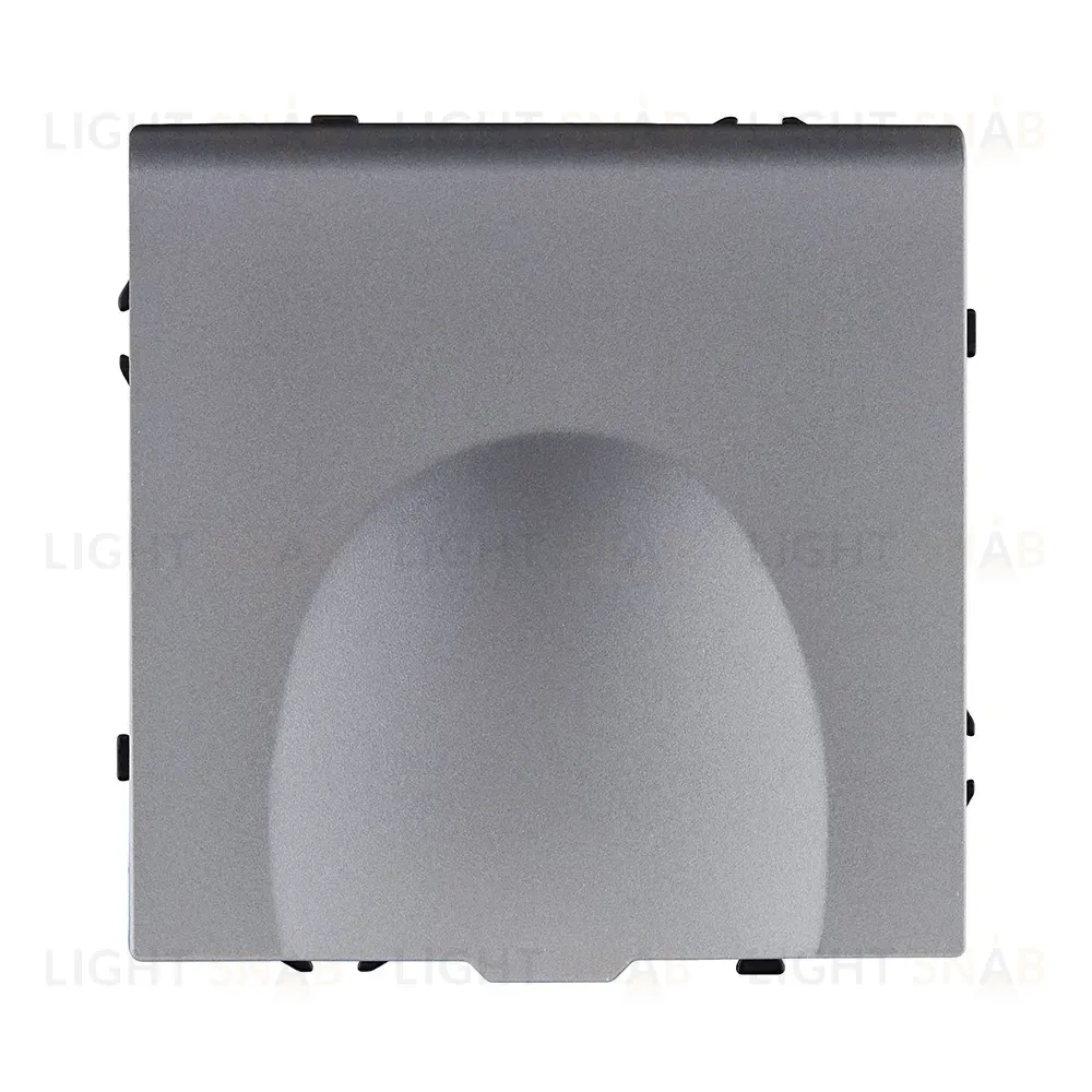 Розетка штепсельная SCHUKO 16A/250 В с крышкой, серый Kollinger Eclipse EC-015GY EC-015GY